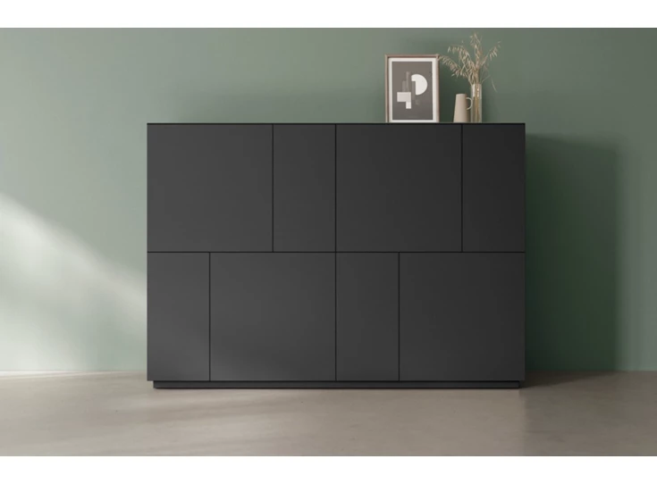 Barkast Capri opstelling 560 matte lak antraciet Coesel