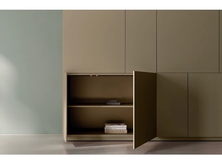 Open Barkast Capri opstelling 560 matte lak goud Coesel