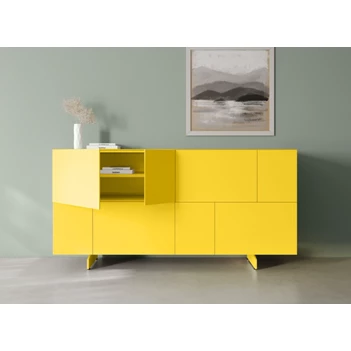 Dressoir Capri opstelling 540 hoogglans geel Coesel