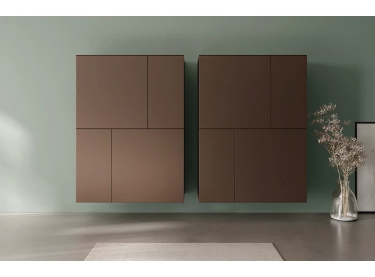 Barkast Capri opstelling 280 matte lak brons Coesel