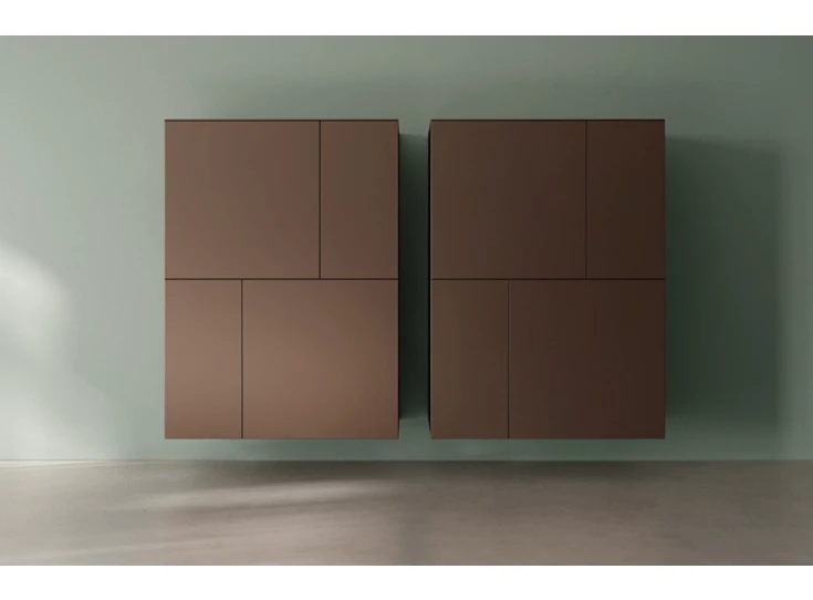 Front Barkast Capri opstelling 280 matte lak brons Coesel