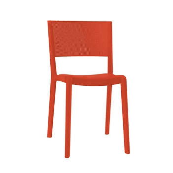 spot 22 stoel red rood stapelbaar outdoor kunststof perfecta