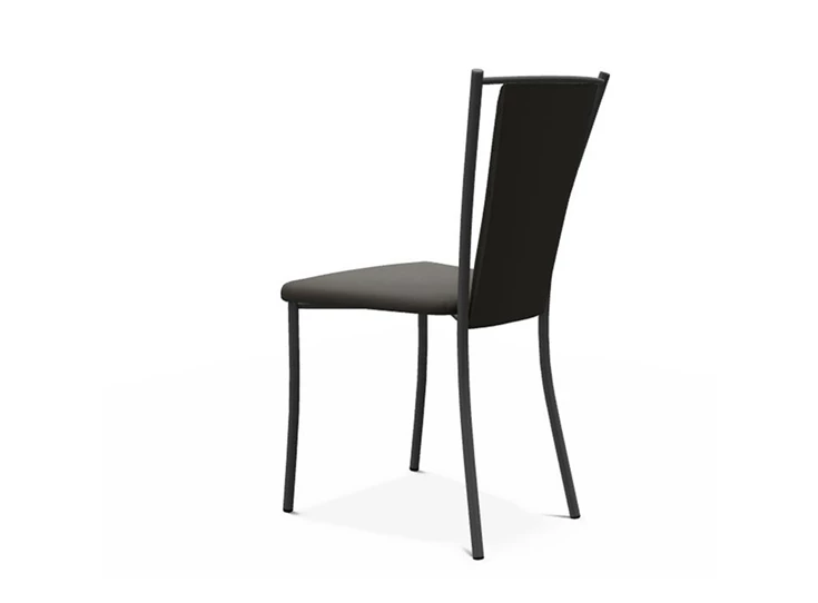 Stoel Reina Perfecta zwart schuin achterkant