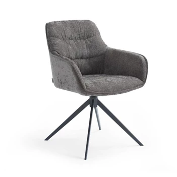 Armstoel Como Oxford licht grijs schuin vooraanzicht.jpg