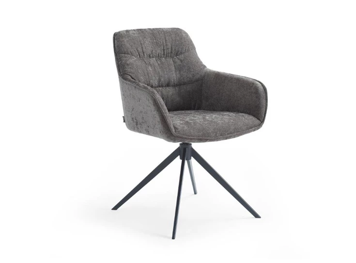 Armstoel Como Oxford licht grijs schuin vooraanzicht.jpg