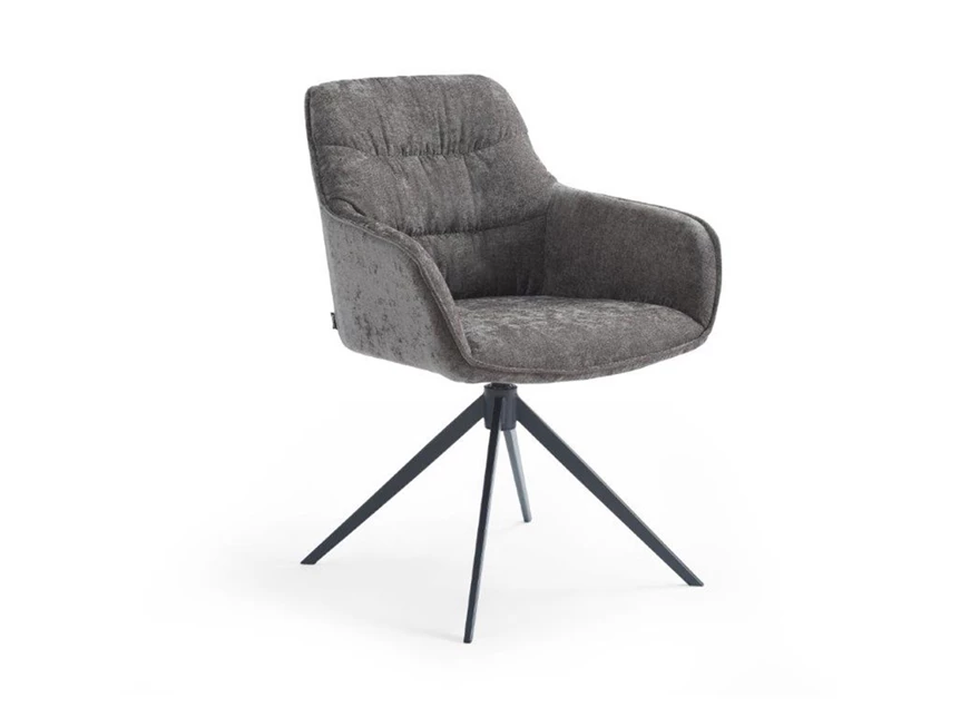 Armstoel Como Oxford licht grijs schuin vooraanzicht.jpg