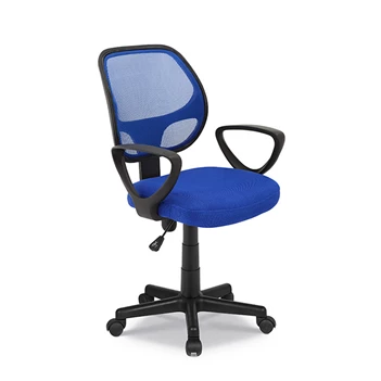 Bureaustoel Hippa blauw schuin vooraanzicht.jpg