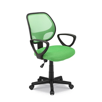 Bureaustoel Hippa lime Rousseau schuin vooraanzicht.jpg