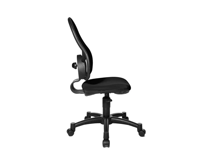 Bureastoel Open art junior zwart zijaanzicht.jpg