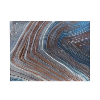 96901 J-line Jolipa schilderij golven blauw/bruin