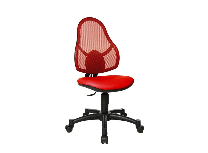 Bureastoel Open art junior rood schuin vooraanzicht.jpg