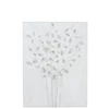 96895 J-line Jolipa schilderij takken canvas/hout wit/zilver