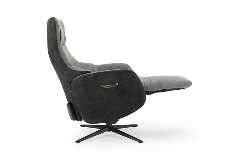 Relaxzetel Lara met 2 motoren in antraciet grijs zijkant relax omhoog.jpg