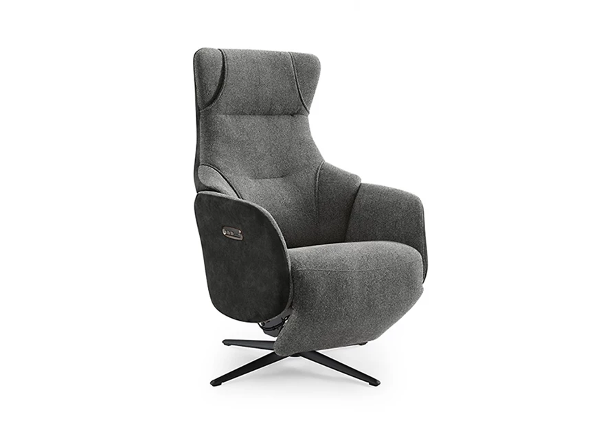 Relaxzetel Lara met 2 motoren in antraciet grijs schuin voorkant.jpg