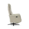 Relaxzetel Adonis Leder Zilver zijkant.jpg