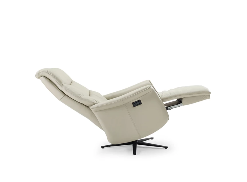 Relaxzetel Adonis Leder Zilver relax uitgestrekt.jpg