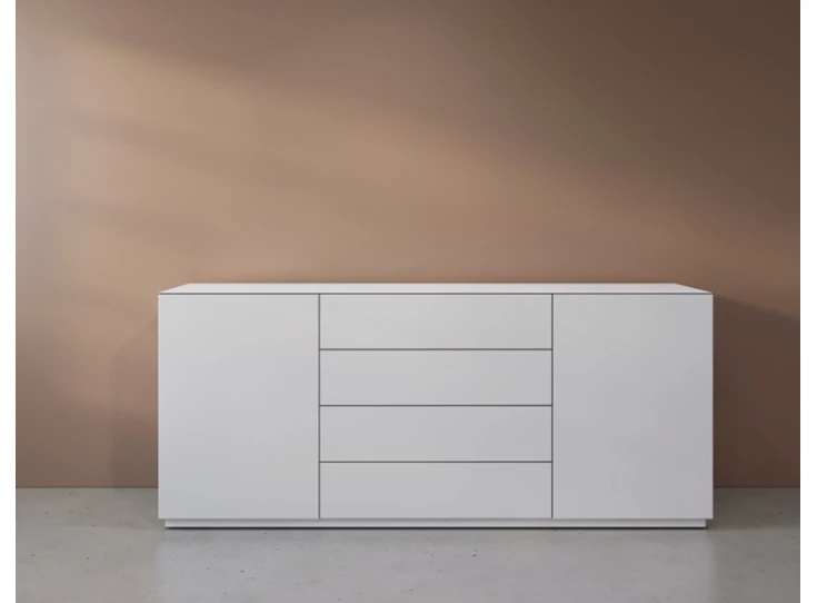 Front Dressoir Cobra Select opstelling 1677 matte lak wit Coesel