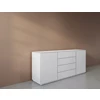 Zijkant Dressoir Cobra Select opstelling 1677 matte lak wit Coesel