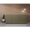 Dressoir Cobra Select opstelling 1677 matte lak olijfgroen Coesel