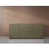 Front Dressoir Cobra Select opstelling 1677 matte lak olijfgroen Coesel