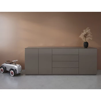 Dressoir Cobra Select opstelling 1243 matte lak taupe Coesel