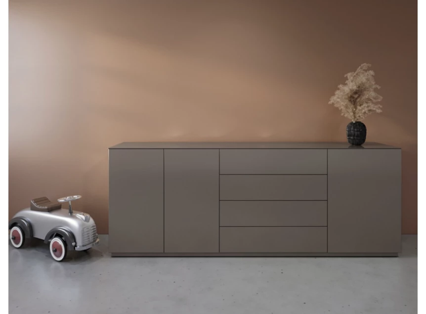 Dressoir Cobra Select opstelling 1243 matte lak taupe Coesel