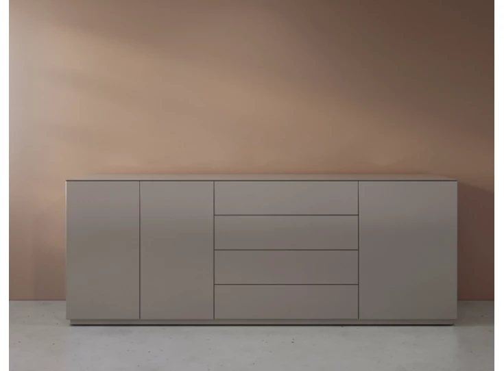 Front Dressoir Cobra Select opstelling 1243 matte lak taupe Coesel