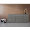 Dressoir Cobra Select opstelling 1243 matte lak grijs Coesel