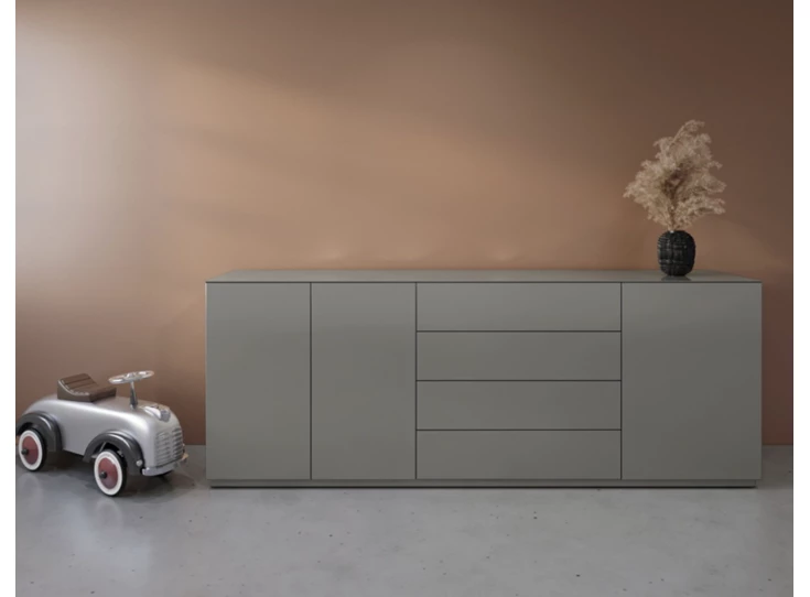 Dressoir Cobra Select opstelling 1243 matte lak grijs Coesel