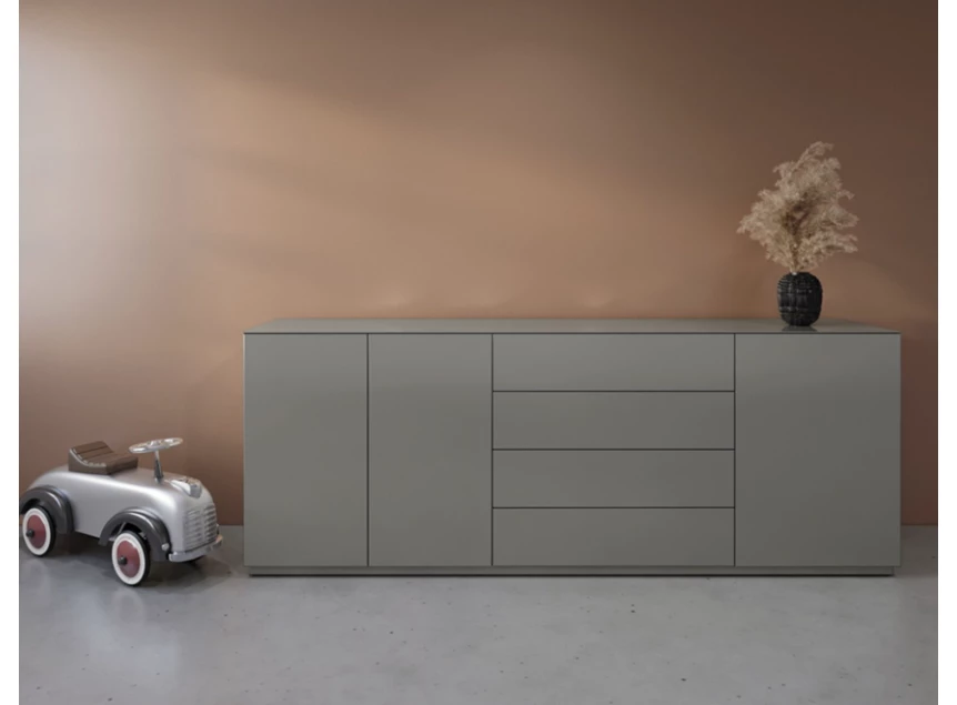 Dressoir Cobra Select opstelling 1243 matte lak grijs Coesel