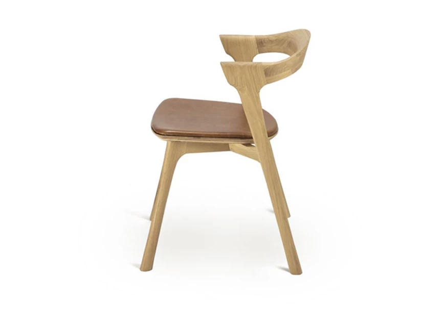 Oak Bok Dining Chair Leather ETHNICRAFT zijkant.jpg
