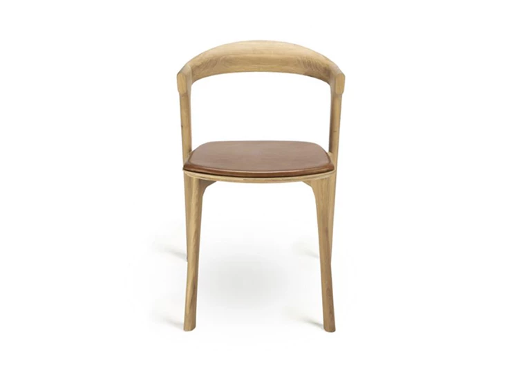 Oak Bok Dining Chair Leather ETHNICRAFT voorkant.jpg