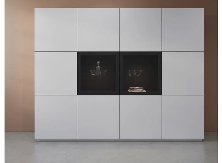 Barkast Cobra Select opstelling 983-GL2 matte lak wit Coesel