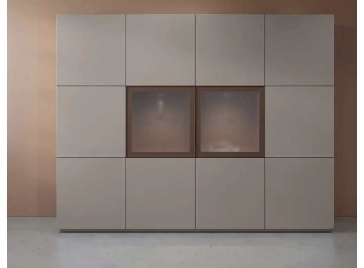 Barkast Cobra Select opstelling 983-GL2 matte lak zand Coesel