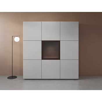 Barkast Cobra Select opstelling 963-GL1 matte lak wit Coesel