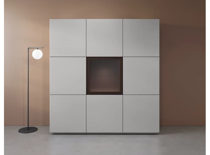 Barkast Cobra Select opstelling 963-GL1 matte lak wit Coesel