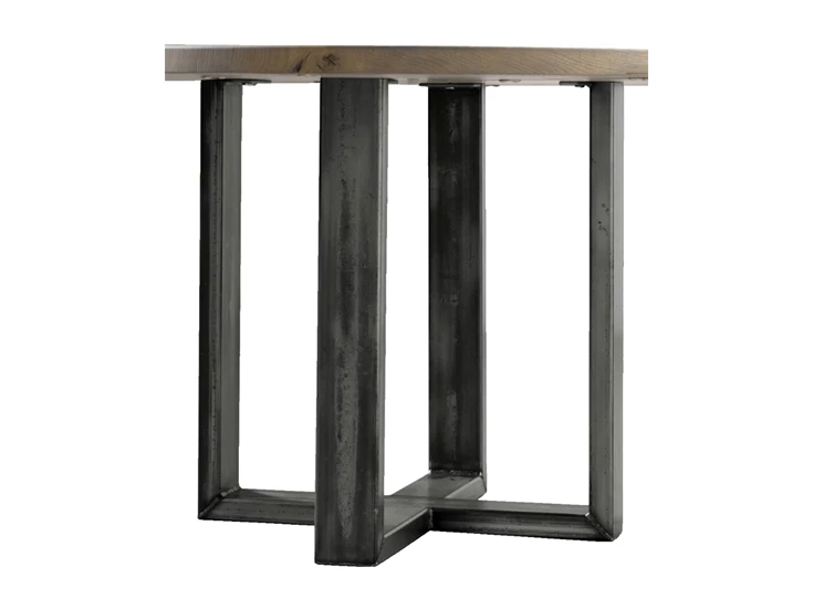 Gadia 2m living zwart eettafel UU-poot