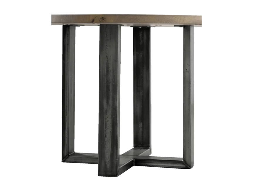 Gadia 2m living zwart eettafel UU-poot