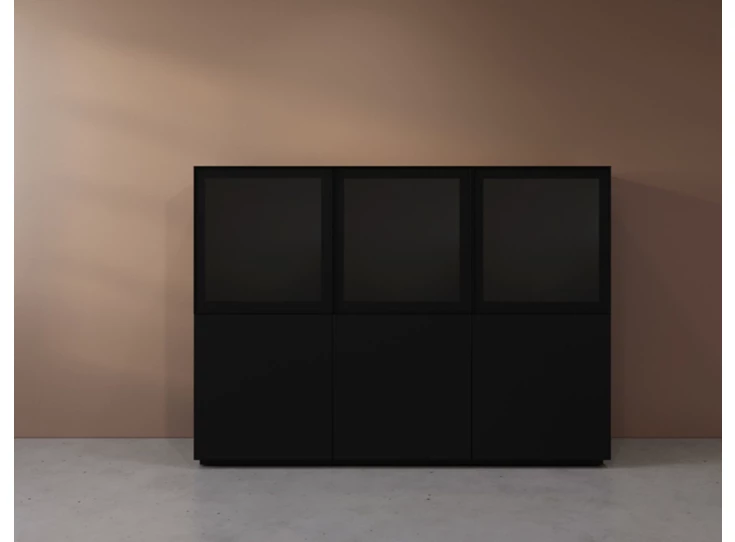 Front Barkast Cobra Select opstelling 960-GL3 matte lak zwart Coesel