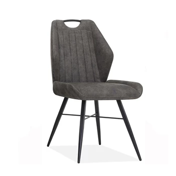 Stoel Torro stof antraciet schuin vooraanzicht.jpg