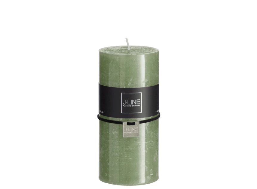 87138 J-Line Jolipa Cilinderkaars Khaki L 70H