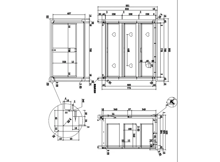 Technische fiche Amori commode