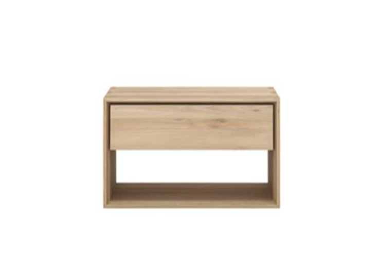Oak Nordic II Bedside Table Ethnicraft vooraanzicht.jpg
