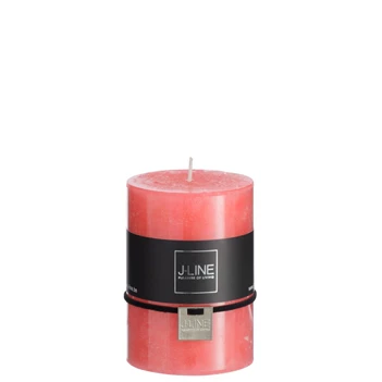 63301 J-Line Jolipa Cilinderkaars Watermeloen M 48H