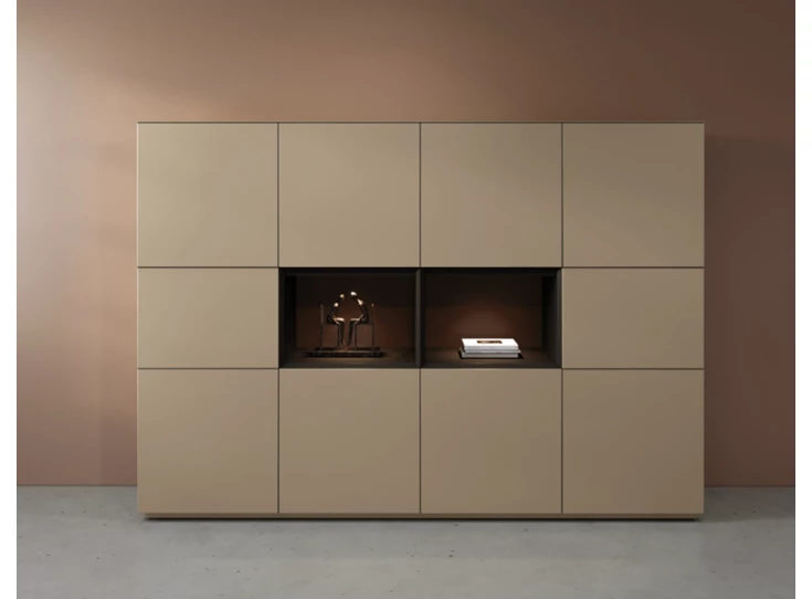 Barkast Cobra Select opstelling 883-open2 matte lak sahara Coesel