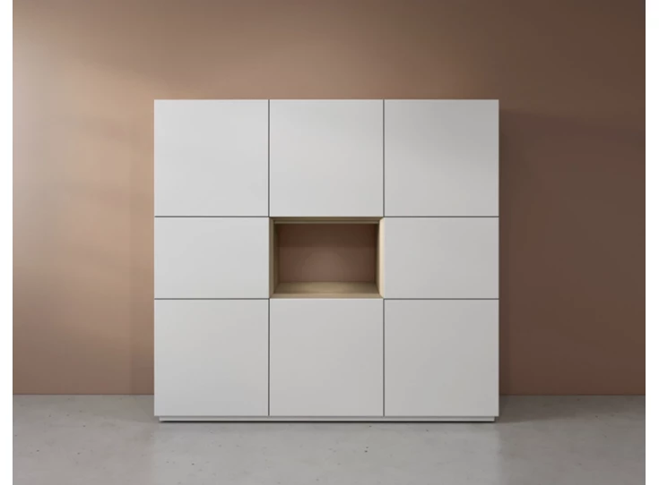 Front Barkast Cobra Select opstelling 863-open matte lak wit Coesel