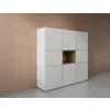Zijkant Barkast Cobra Select opstelling 863-open matte lak wit Coesel