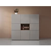Barkast Cobra Select opstelling 863-open matte lak grijs Coesel