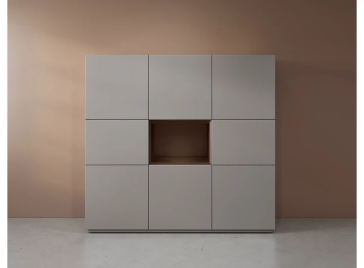 Front Barkast Cobra Select opstelling 863-open matte lak grijs Coesel