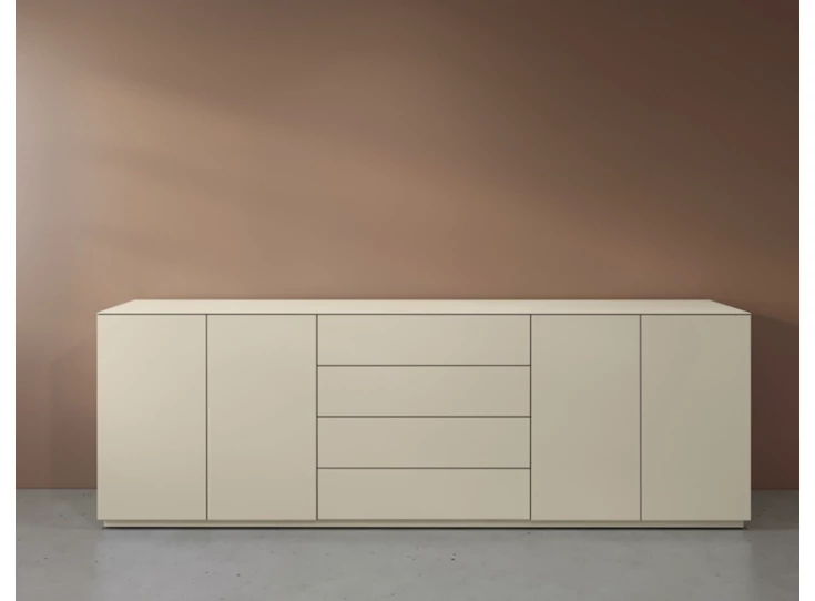 Front Dressoir Cobra Select opstelling 809 matte lak beige Coesel